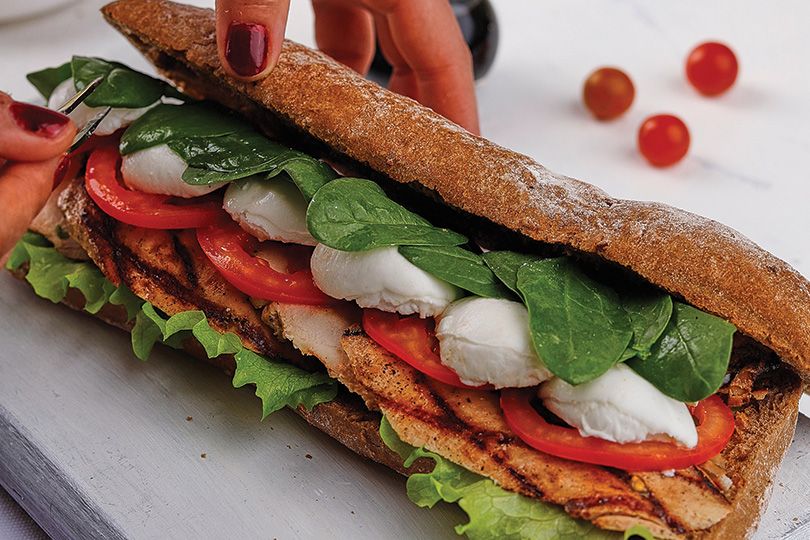 Grilled Chicken Pesto
