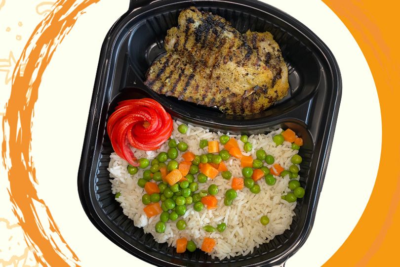Grilled Fish Fillet Meal