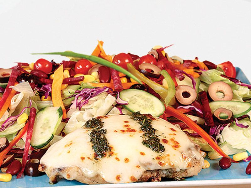 Grilled Italian Chicken Salad