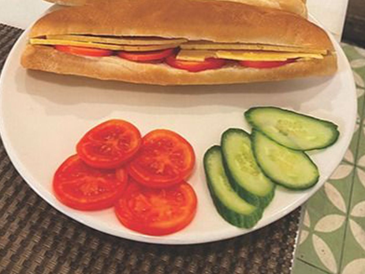 Grilled Roumi Cheese Sandwich