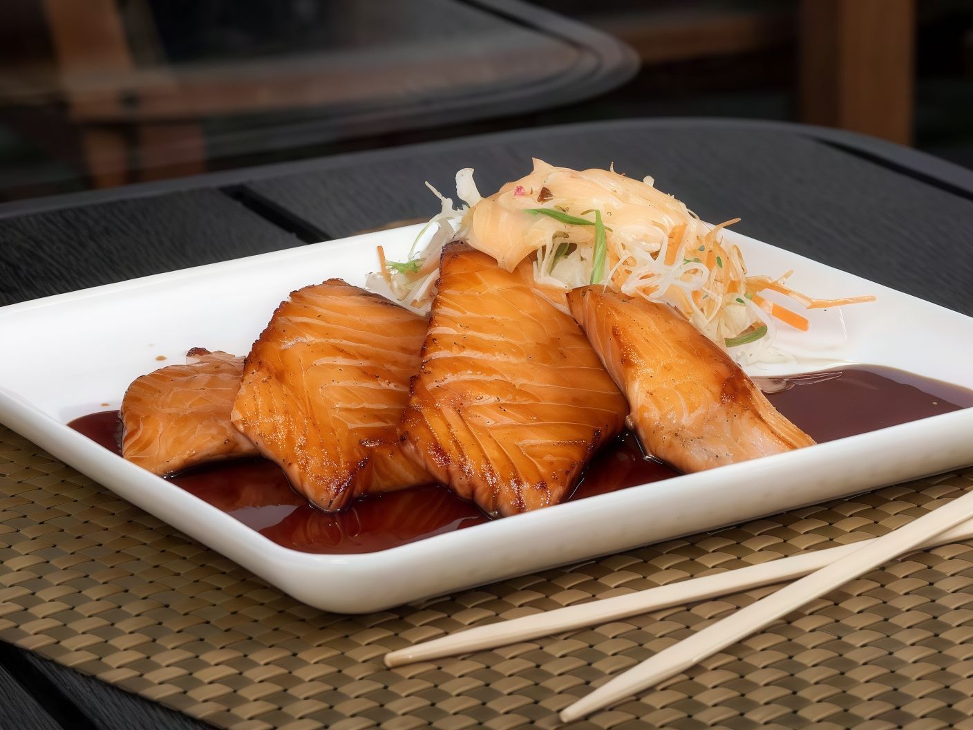 Grilled Salmon Steak