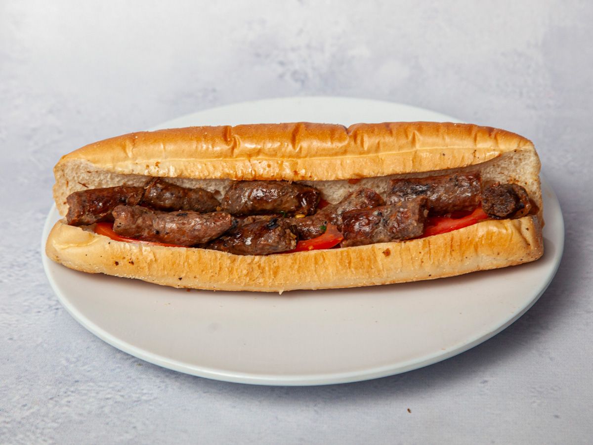 Grilled Sausage Sandwich French Bread