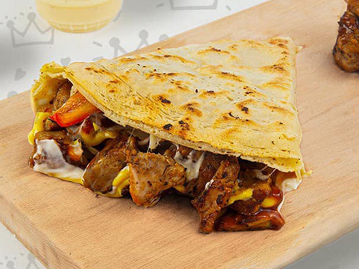 Grilled Shish Tawook Crepe