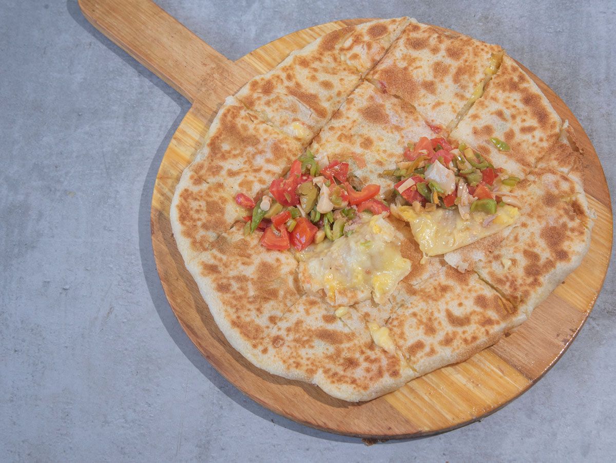 Grilled vegetable pie