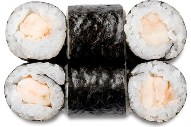 Hoso Maki Shrimp 6 pieces