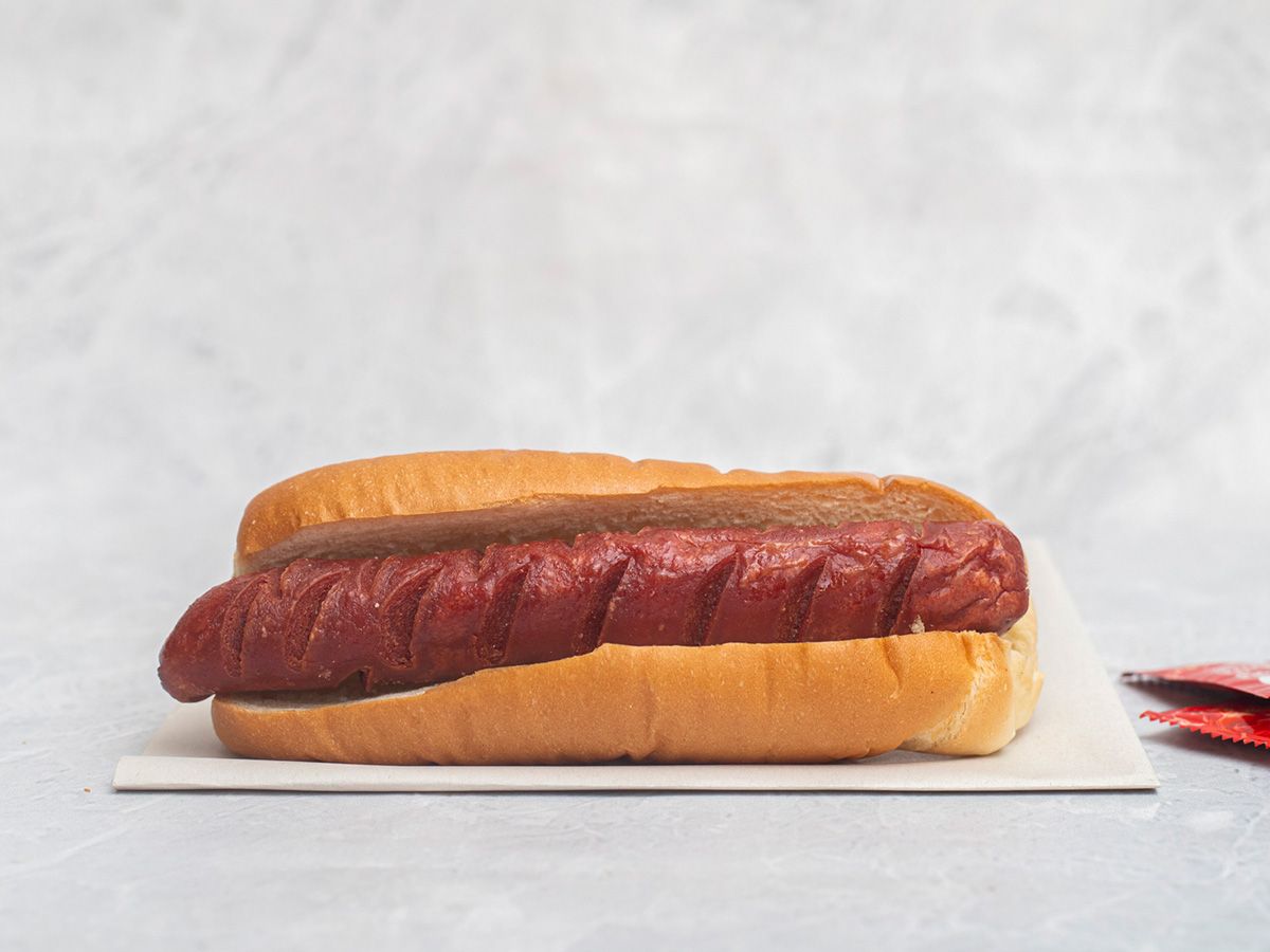 Plain Hot Dog Sandwich