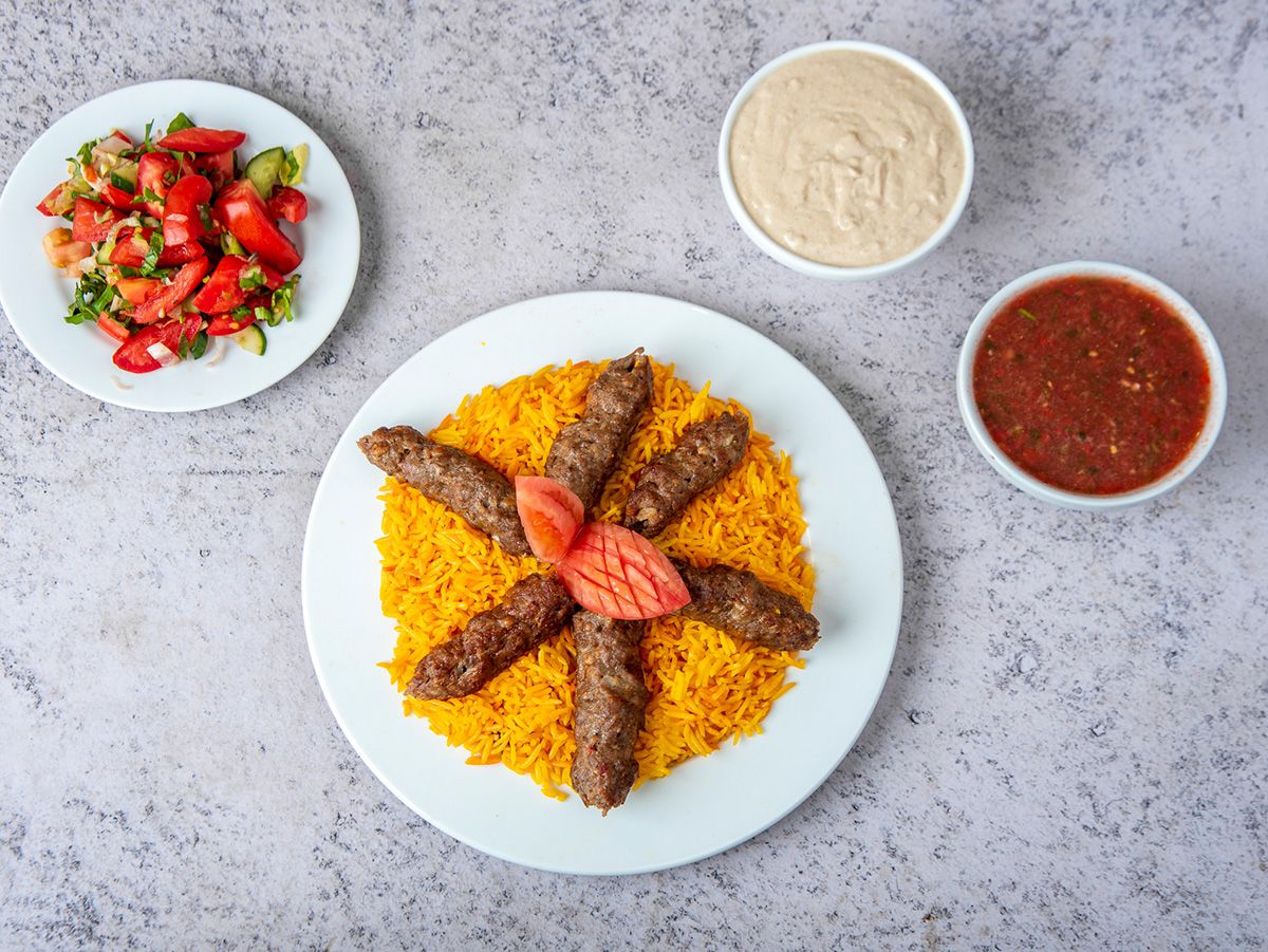 Half kofta and rice