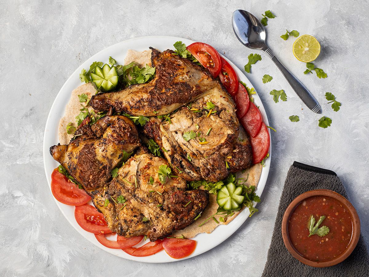 Grilled Mandi chicken without rice