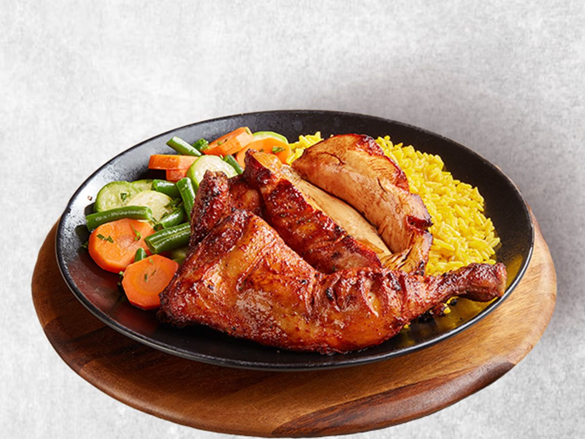 Half Chicken Tikka With 2 Sides