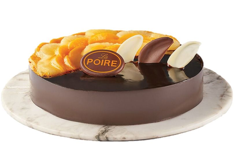 Half Fruit Half Chocolate Torte