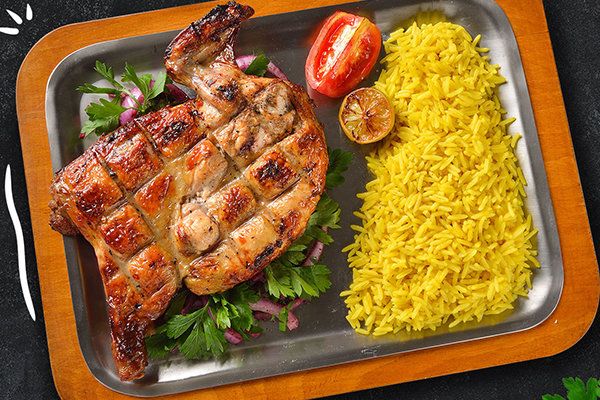 Half Grilled Chicken Plater