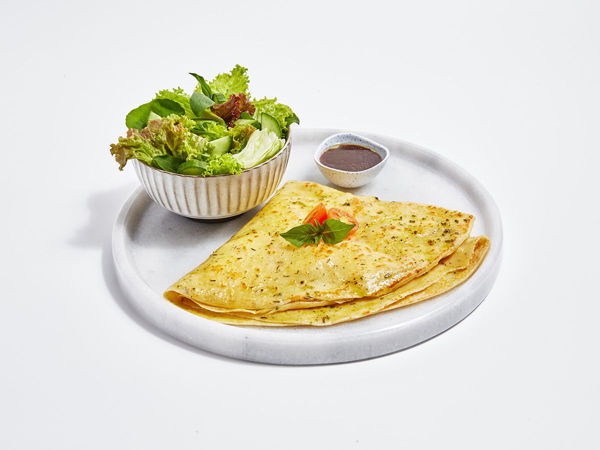 Halloumi Pesto Cheese Crepe