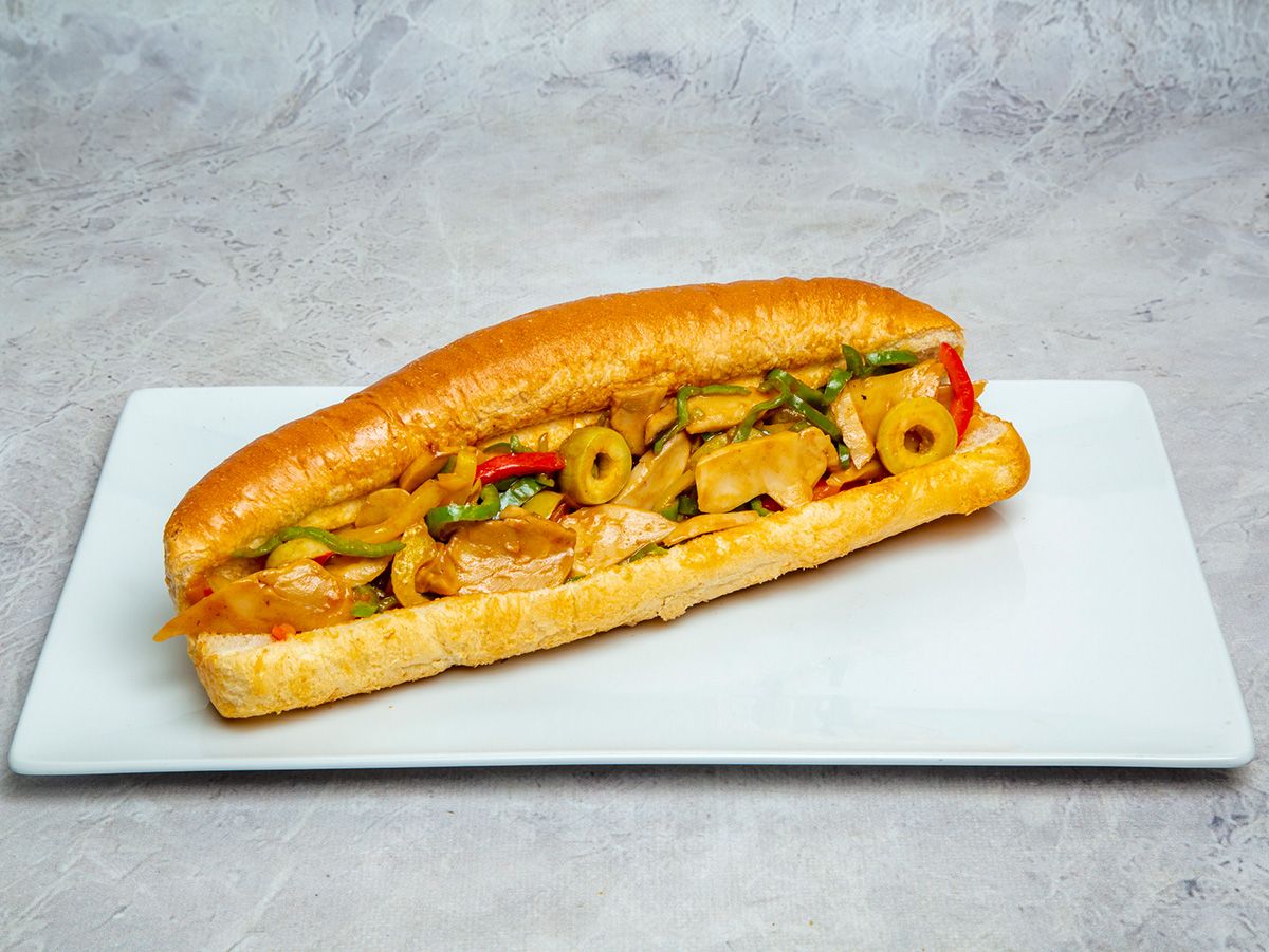 Mushroom Fajita Sandwich