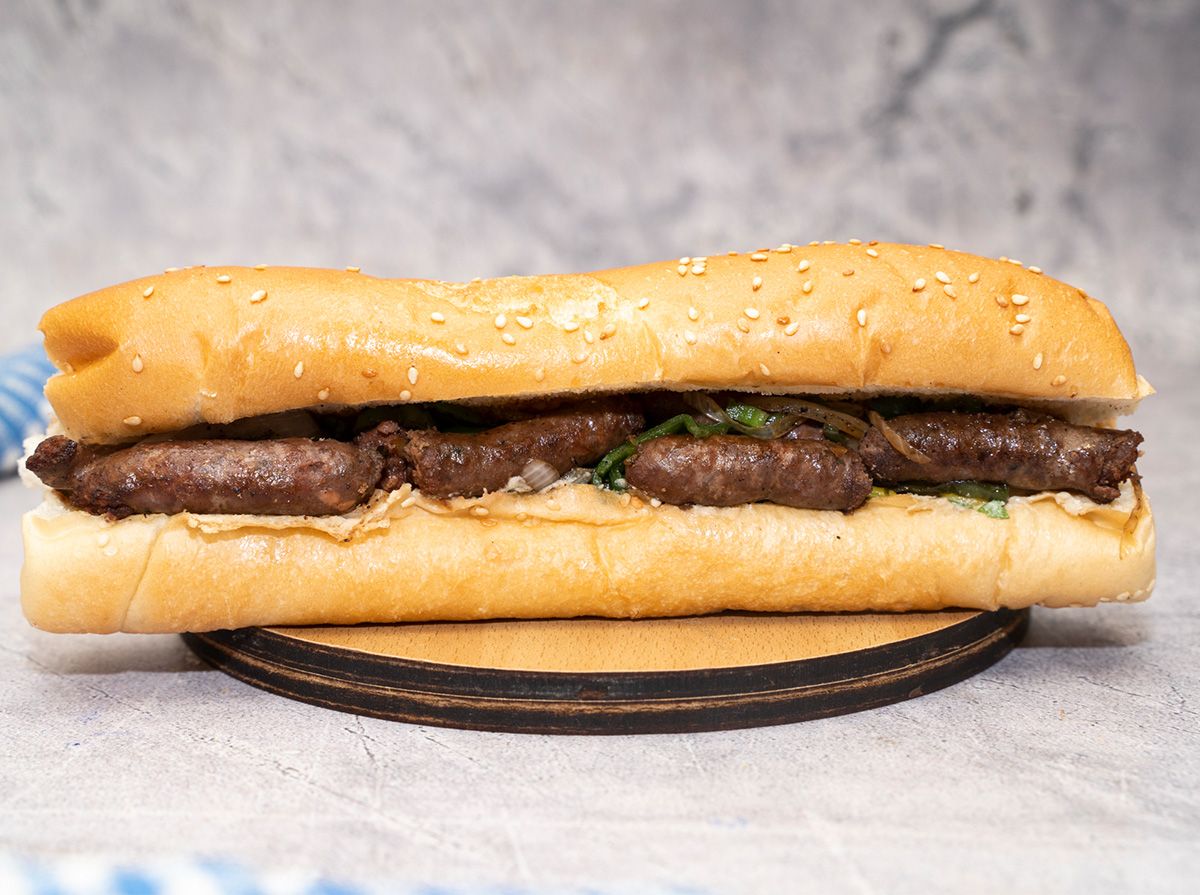 Large Oriental Sausage Sandwich