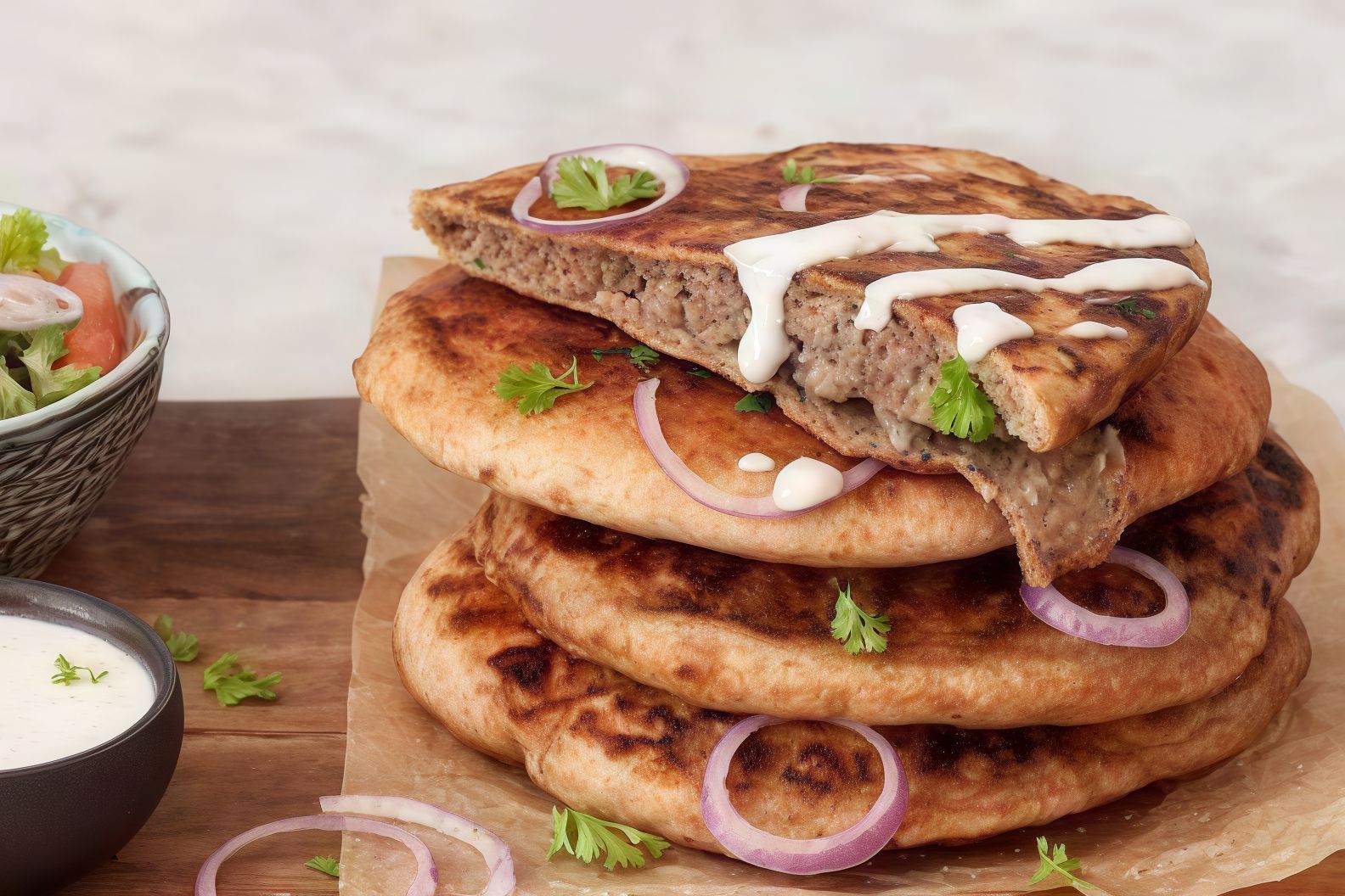 Hawawshi Loaf With Cheese
