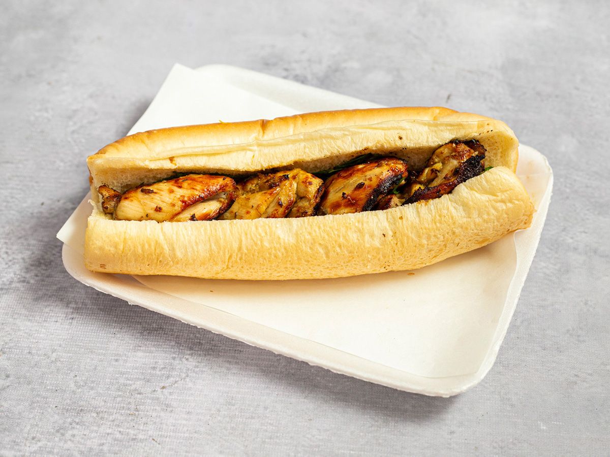 Grilled Shish Tawook Sandwich