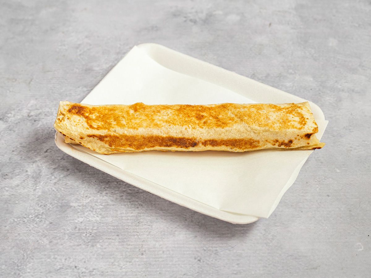 Syrian potato sandwich with mozzarella cheese
