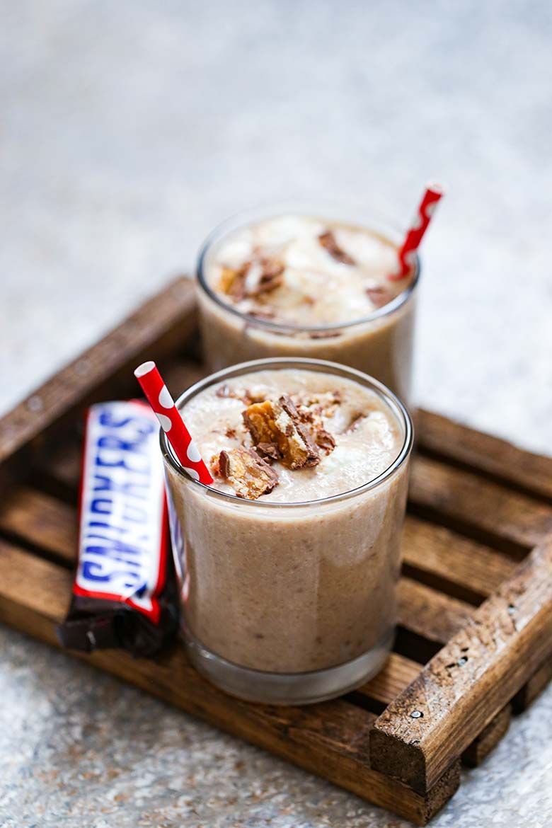 Snickers Chocolate Milkshake