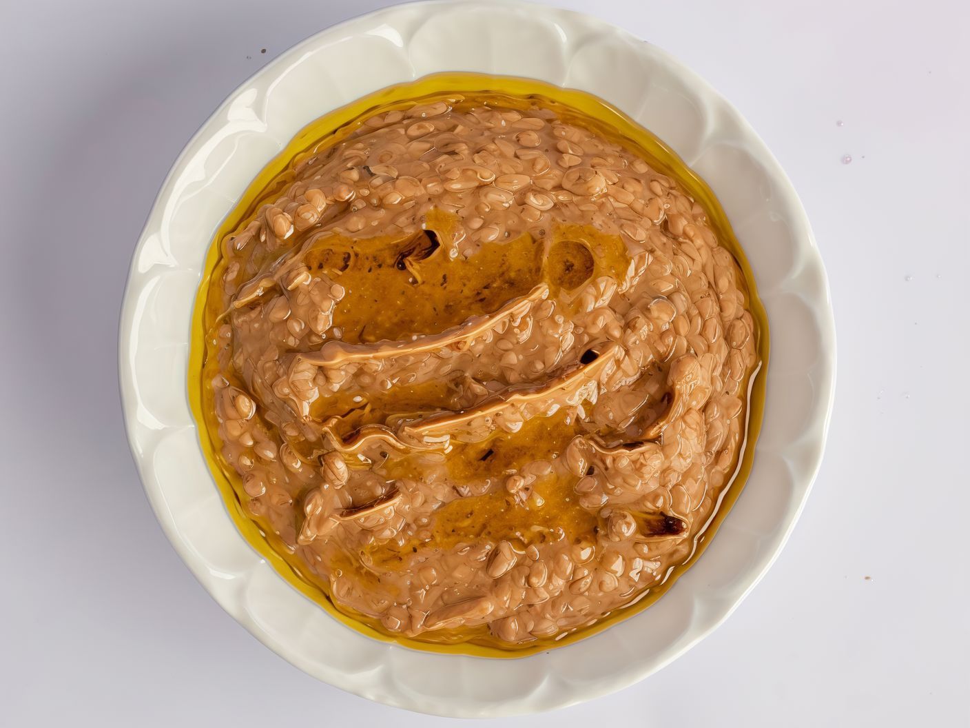 Spiced fava beans can