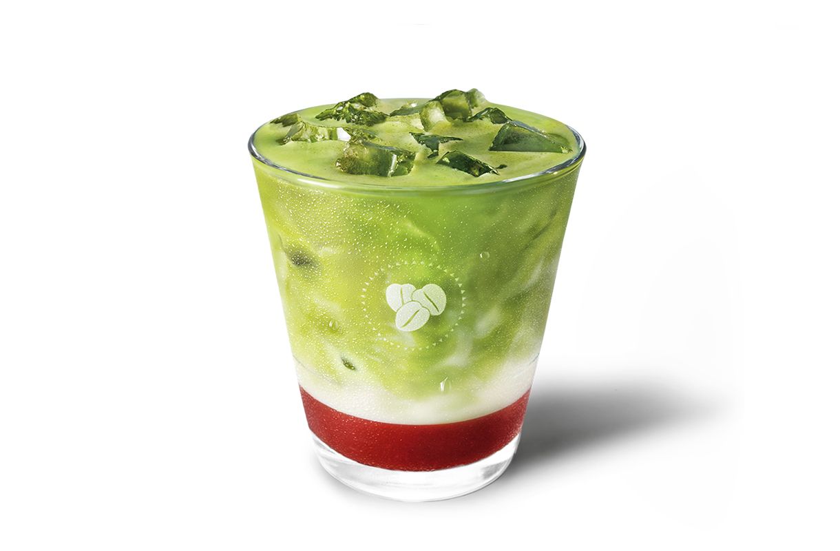 Iced Flavoured Matcha Latte