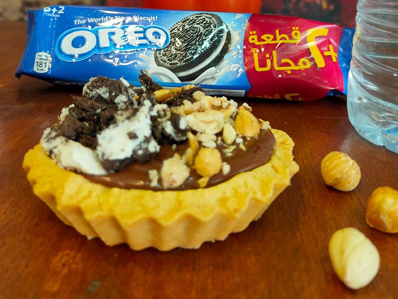 Nutella Chocolate With Hazelnut Tart