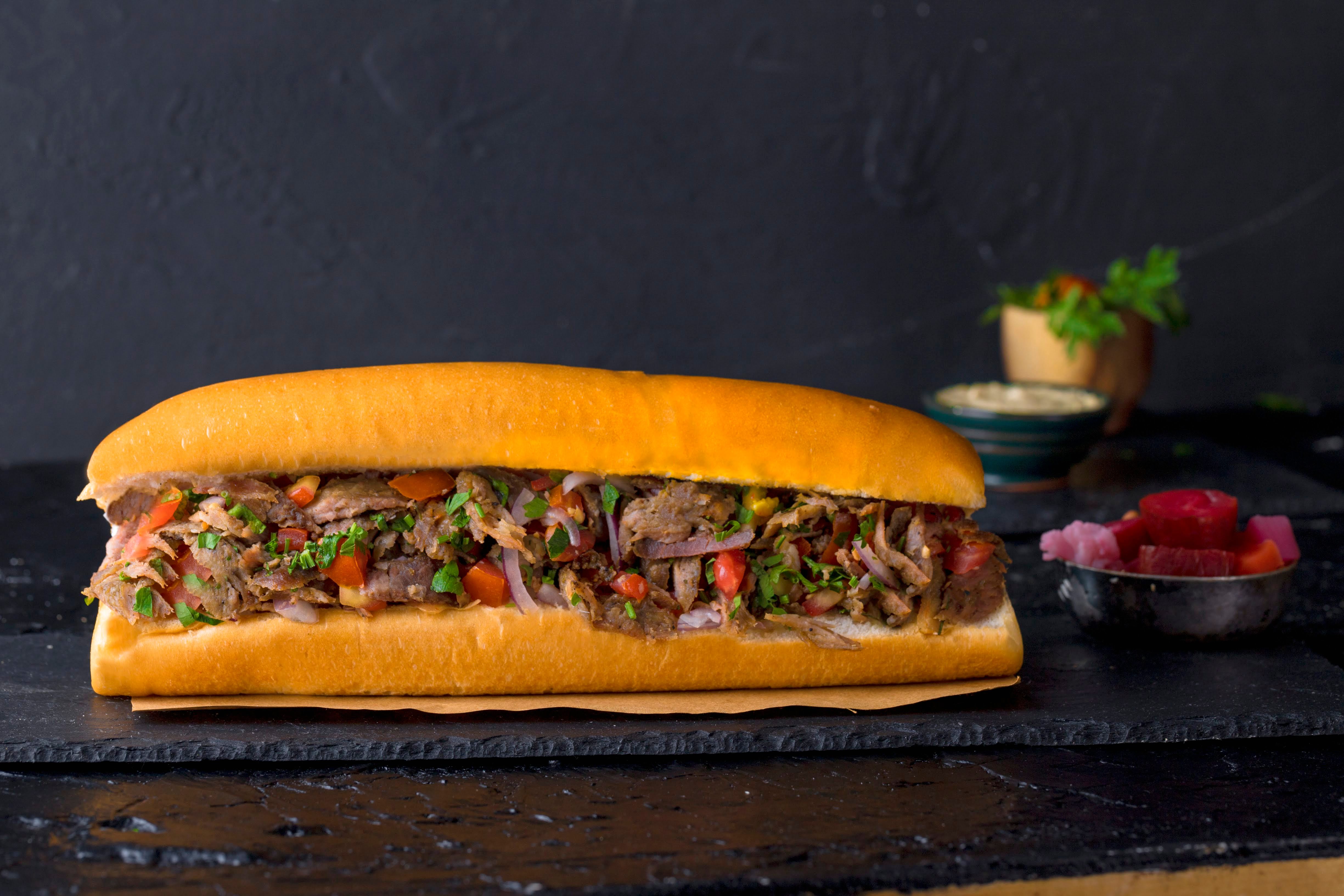 Meat Shawerma Sandwich