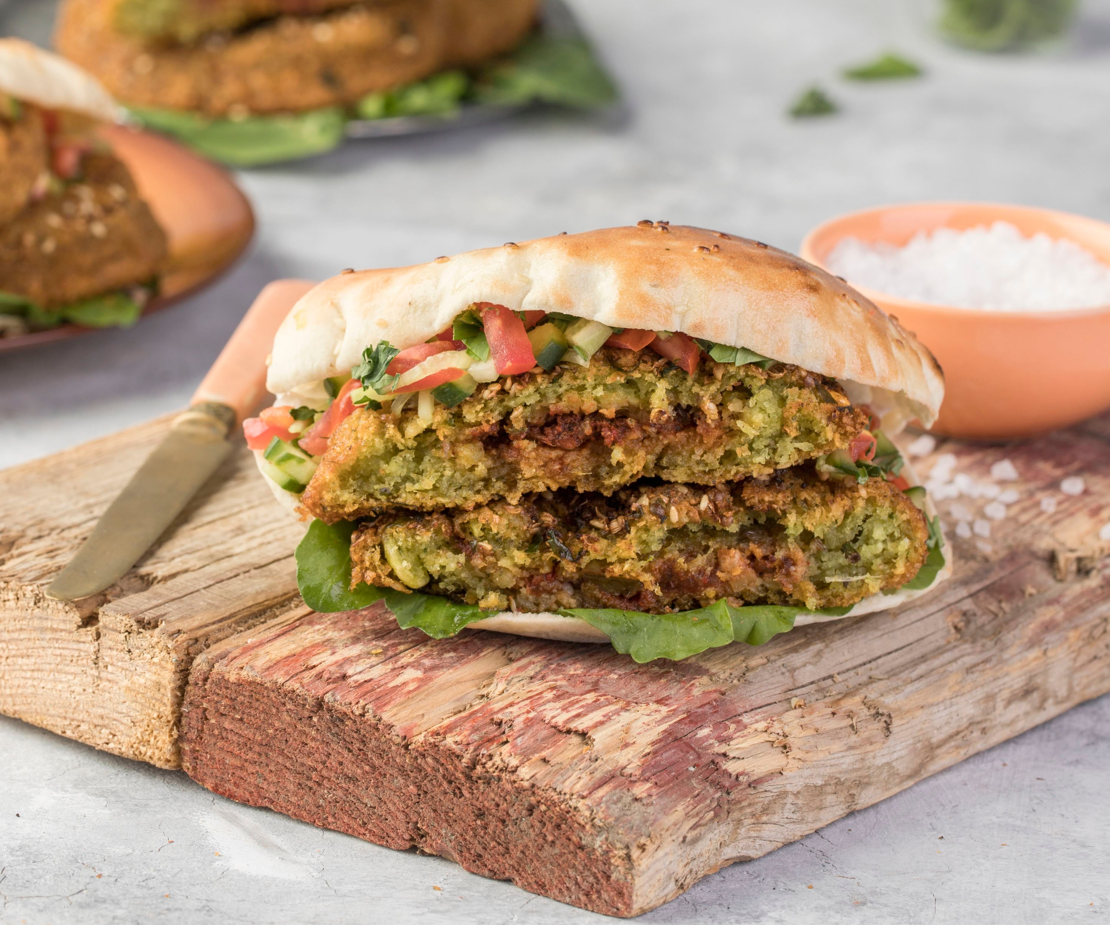 Special Stuffed Falafel Sandwich