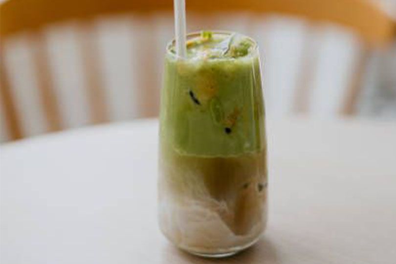 Iced Coconut Mattcha Latte Medium