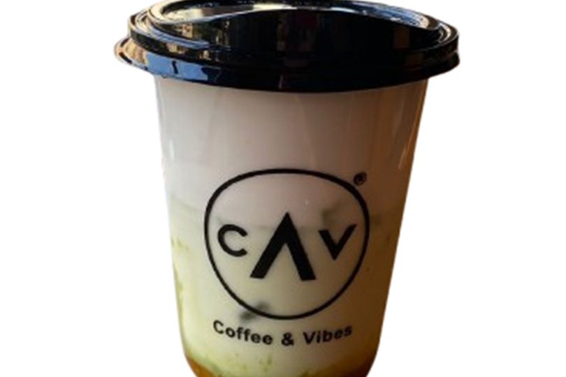 Iced Matcha Peach