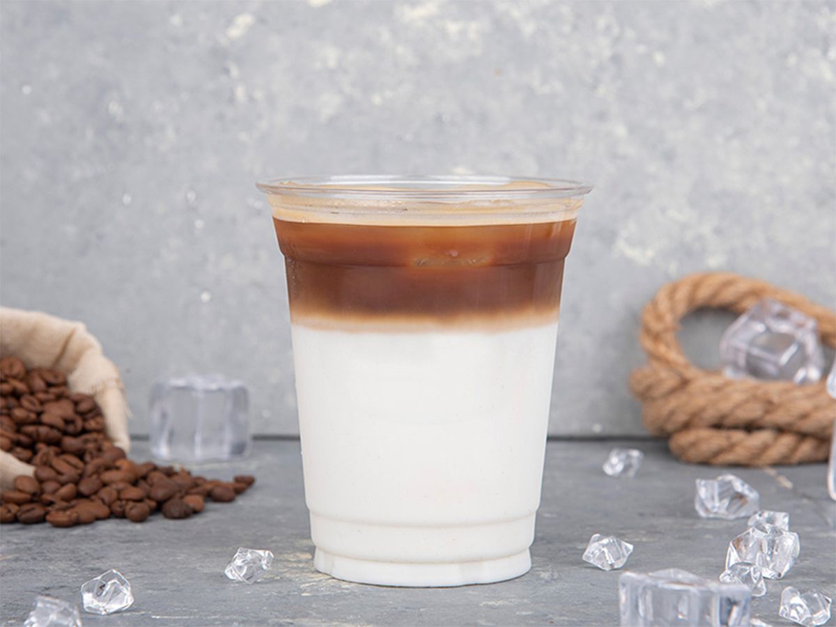 iced pistachio latte