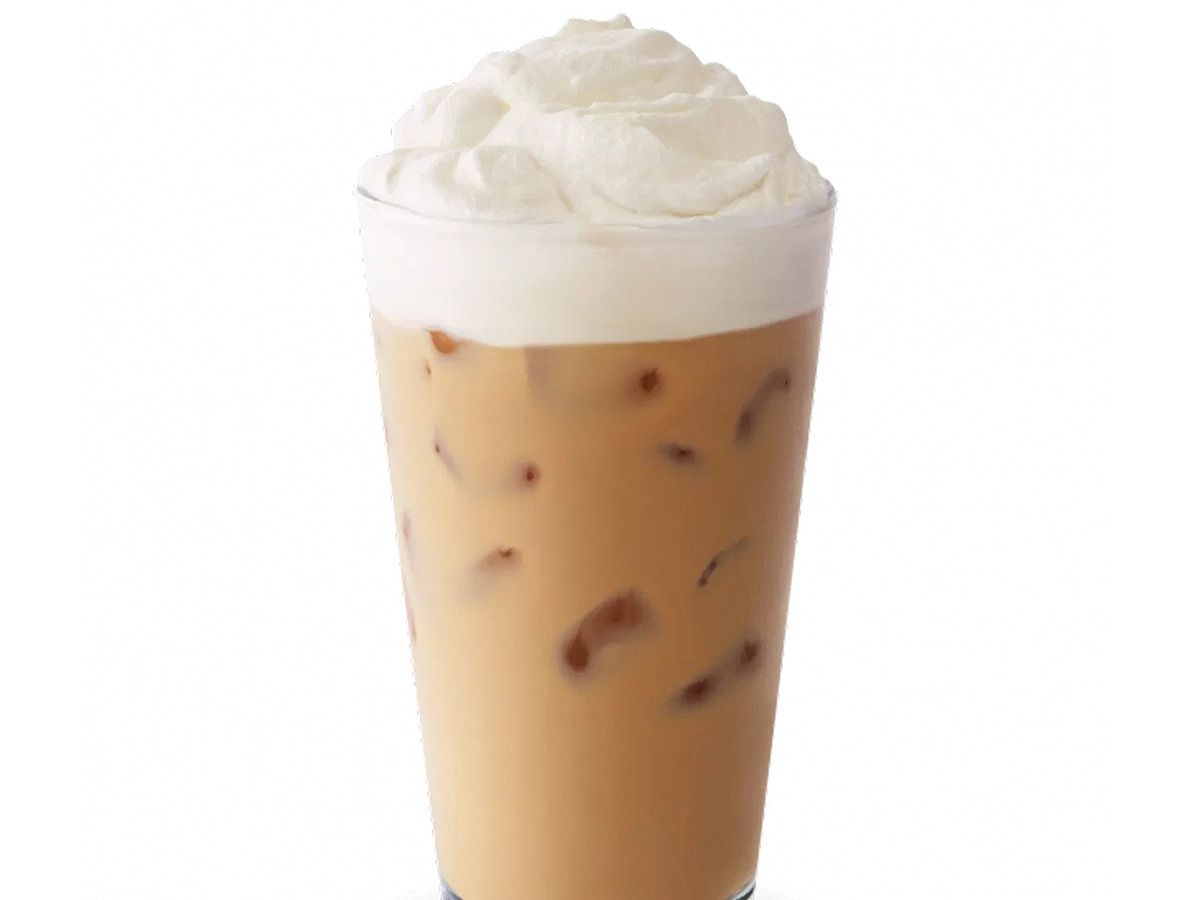 Iced white mocha