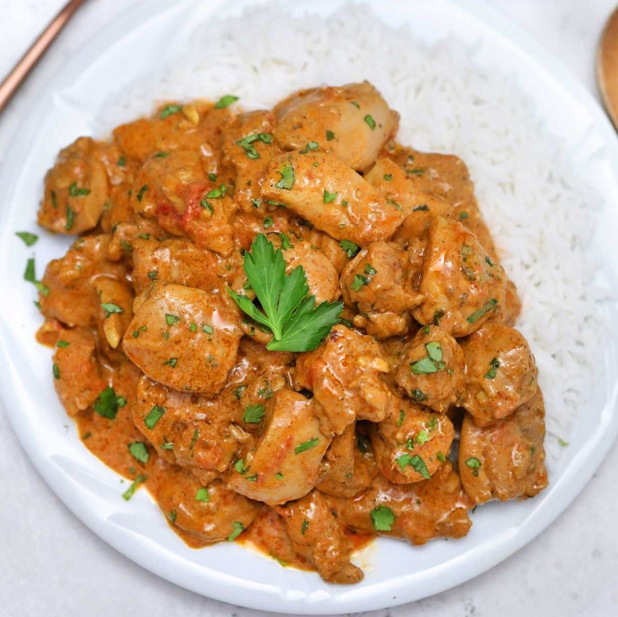 Indian Chicken Tikka Masala Platter
