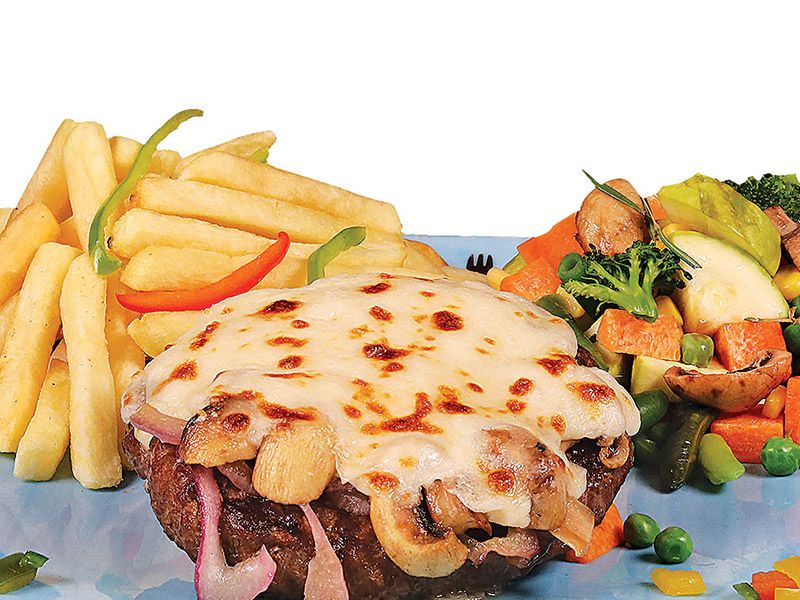 Italian Mozzarella Beef Burger