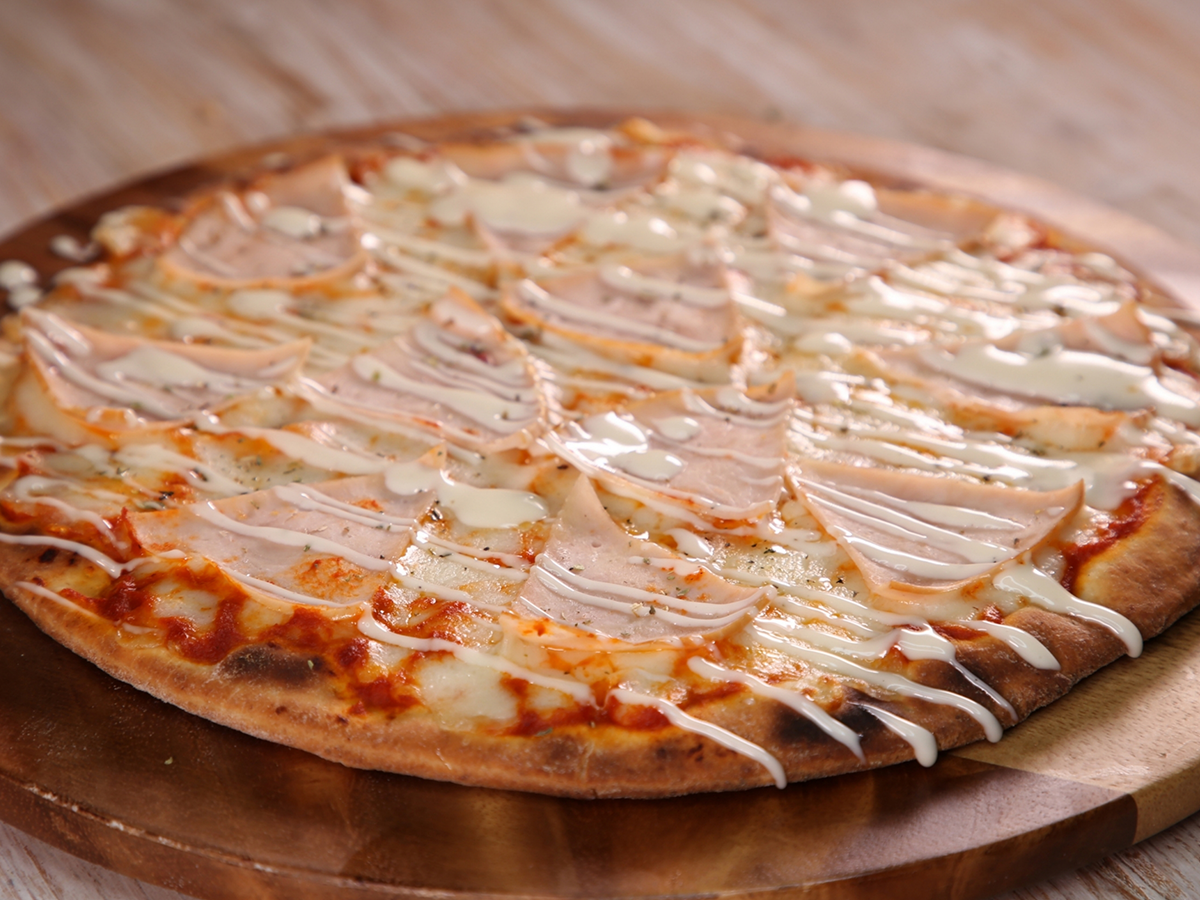 Italian smoked Turkey pizza