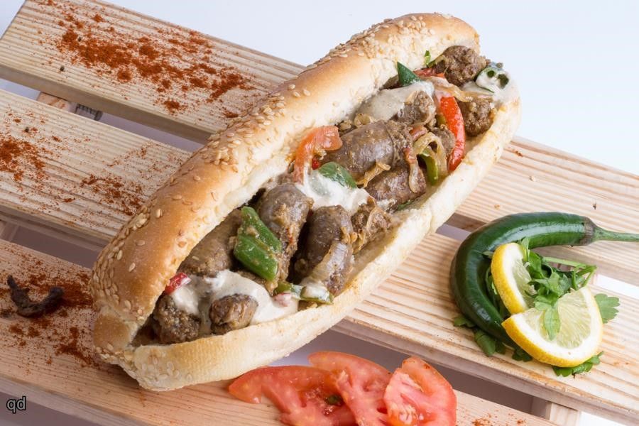 Oriental Sausage Sandwich
