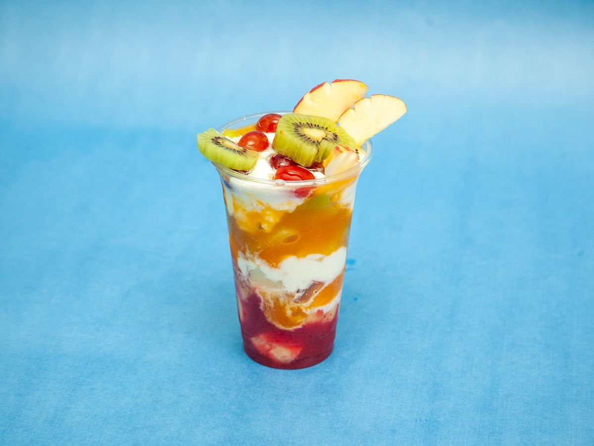 Nuts And Fruit Pieces Yogurt