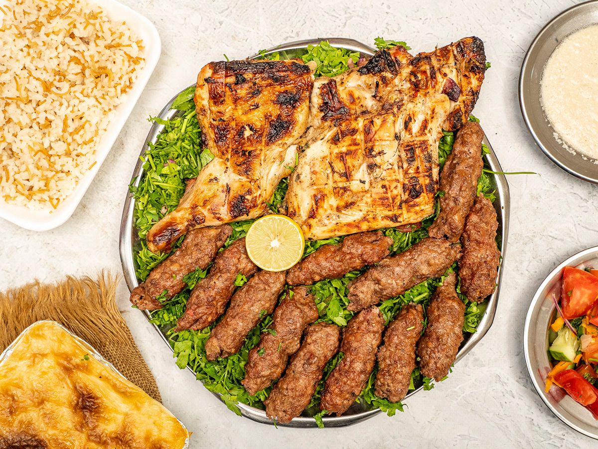 1/2 Chicken And 1/2 Kofta Meal