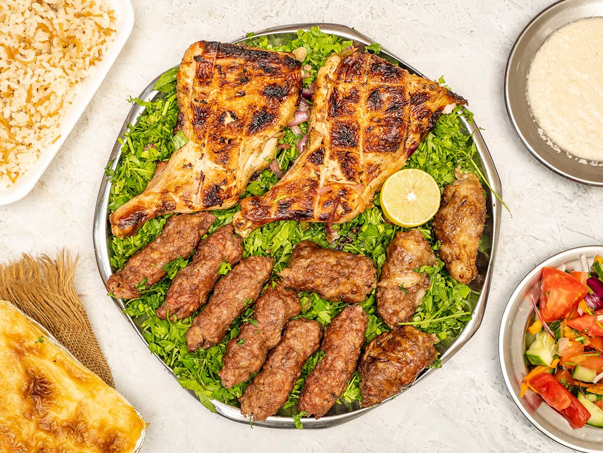 1/2 Thigh With 1/4 Kofta And 1/4 Tarb Meal