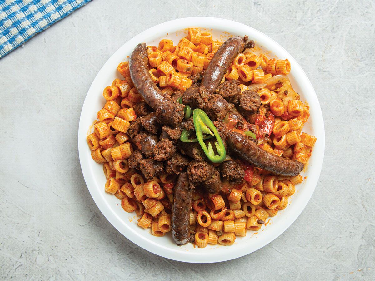 Pasta With Suasage Large