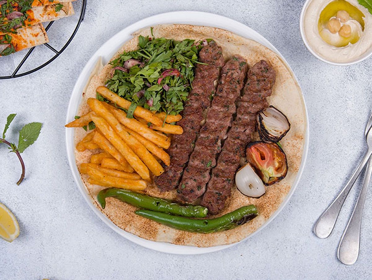 Kebab and Kofta Plate lamb