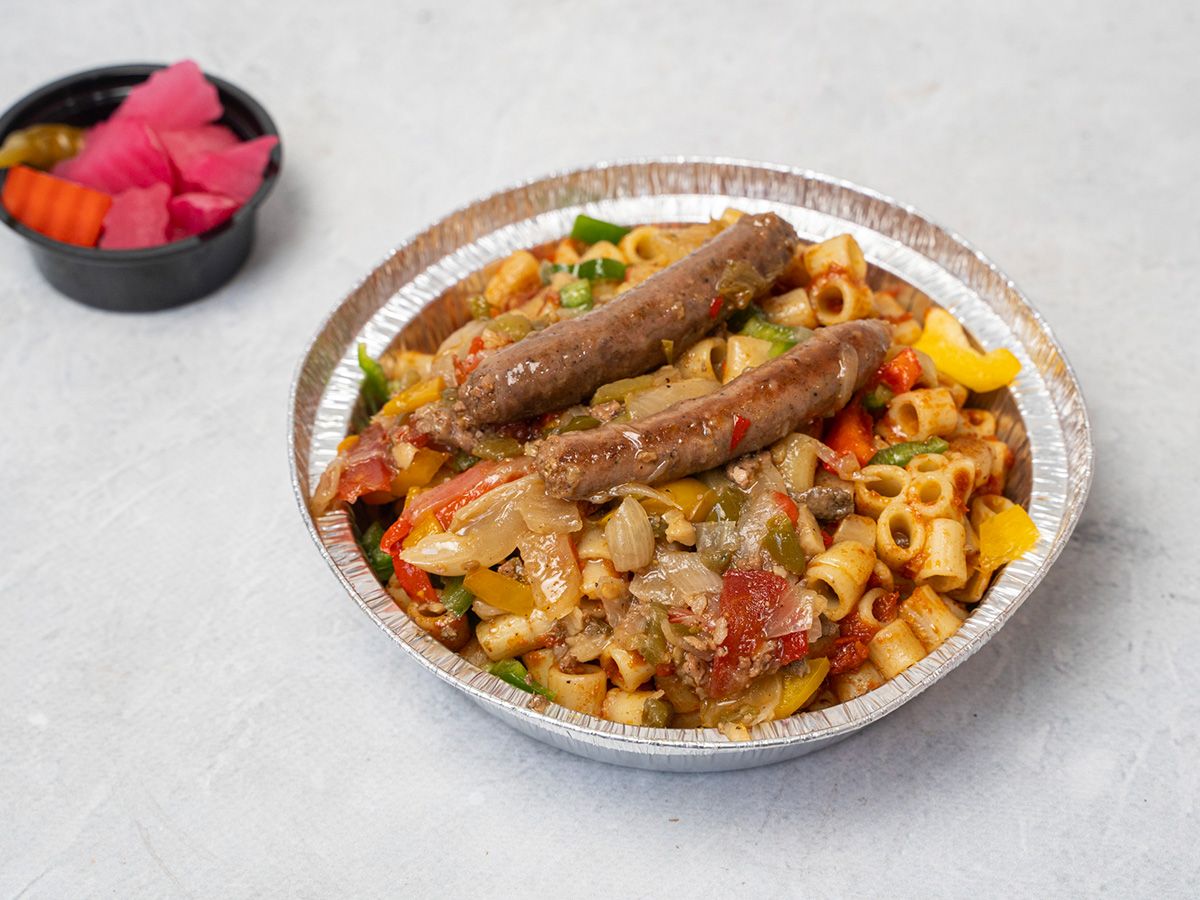 Red Sauce Hot Dog Pasta