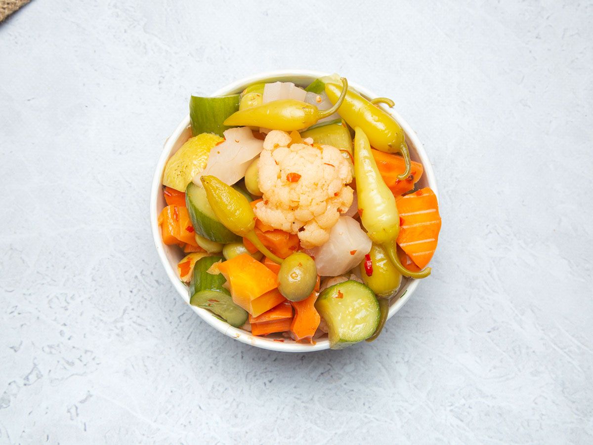 Pickled vegetables box