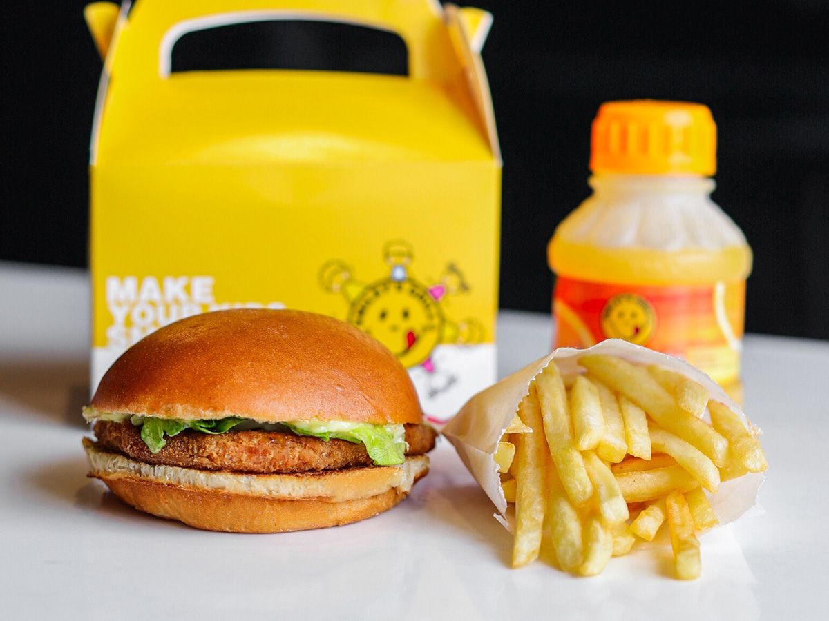 New Kids Meal With A Free Coloring Book Gift