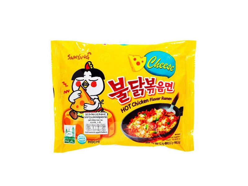 Korean Noodles Hot Chicken Flavor Ramen Buldak Cheese