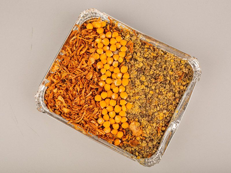 Koshary Mix + Liver Tagine