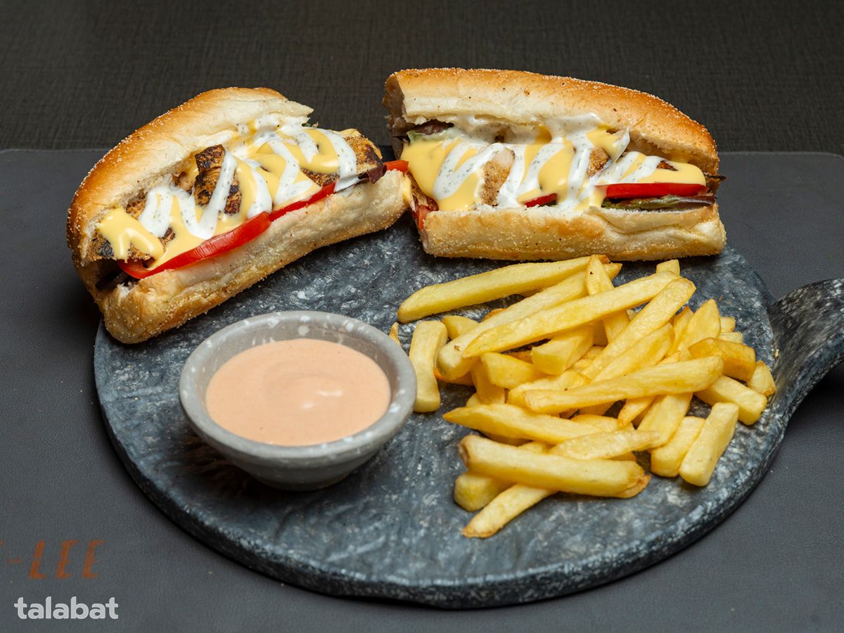 Grilled Chicken Sandwich with Sauce