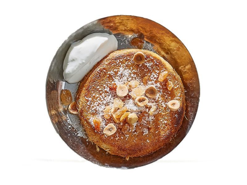 Kunafa Cream & Nuts