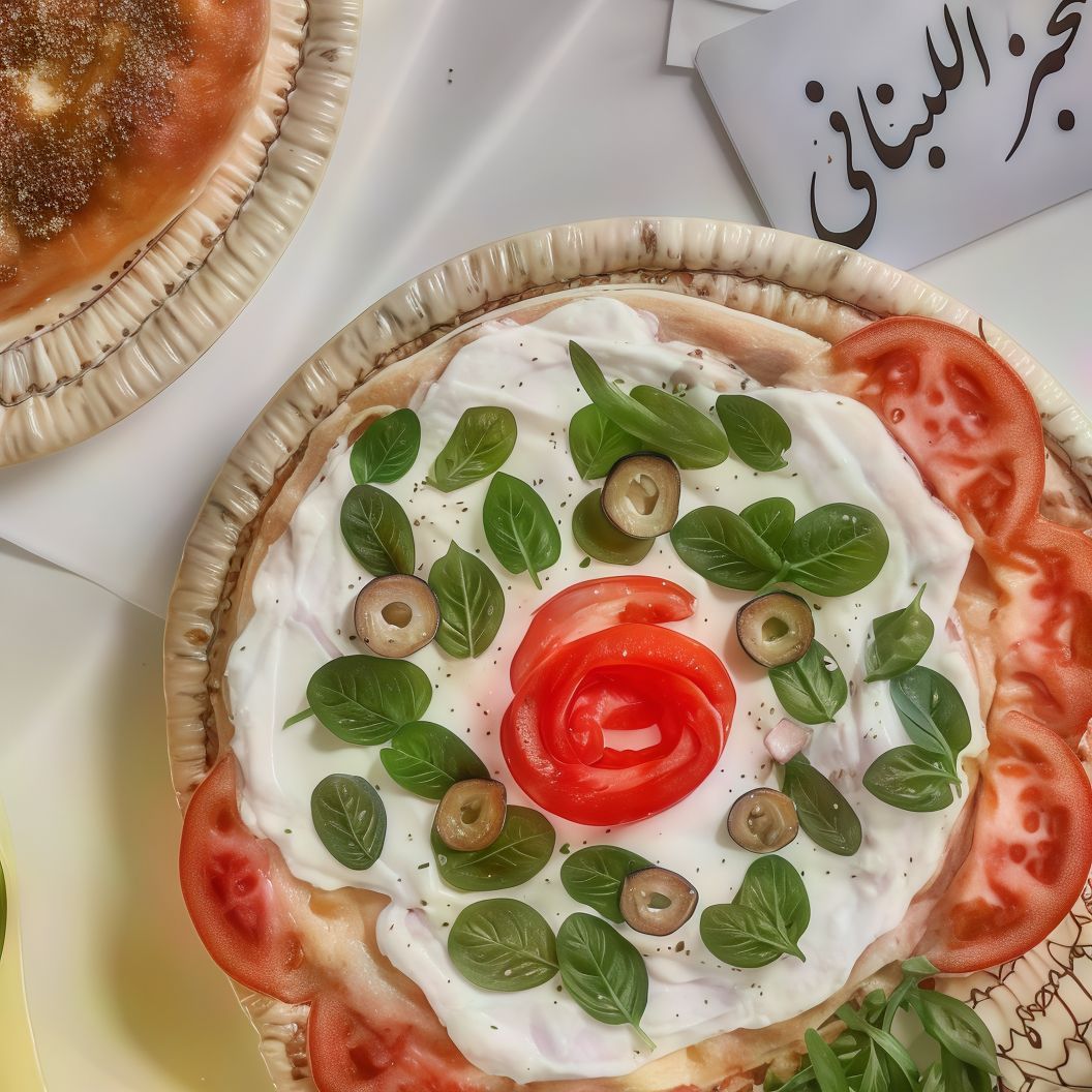 Labneh With Mortadella And Vegetables Manoucheh