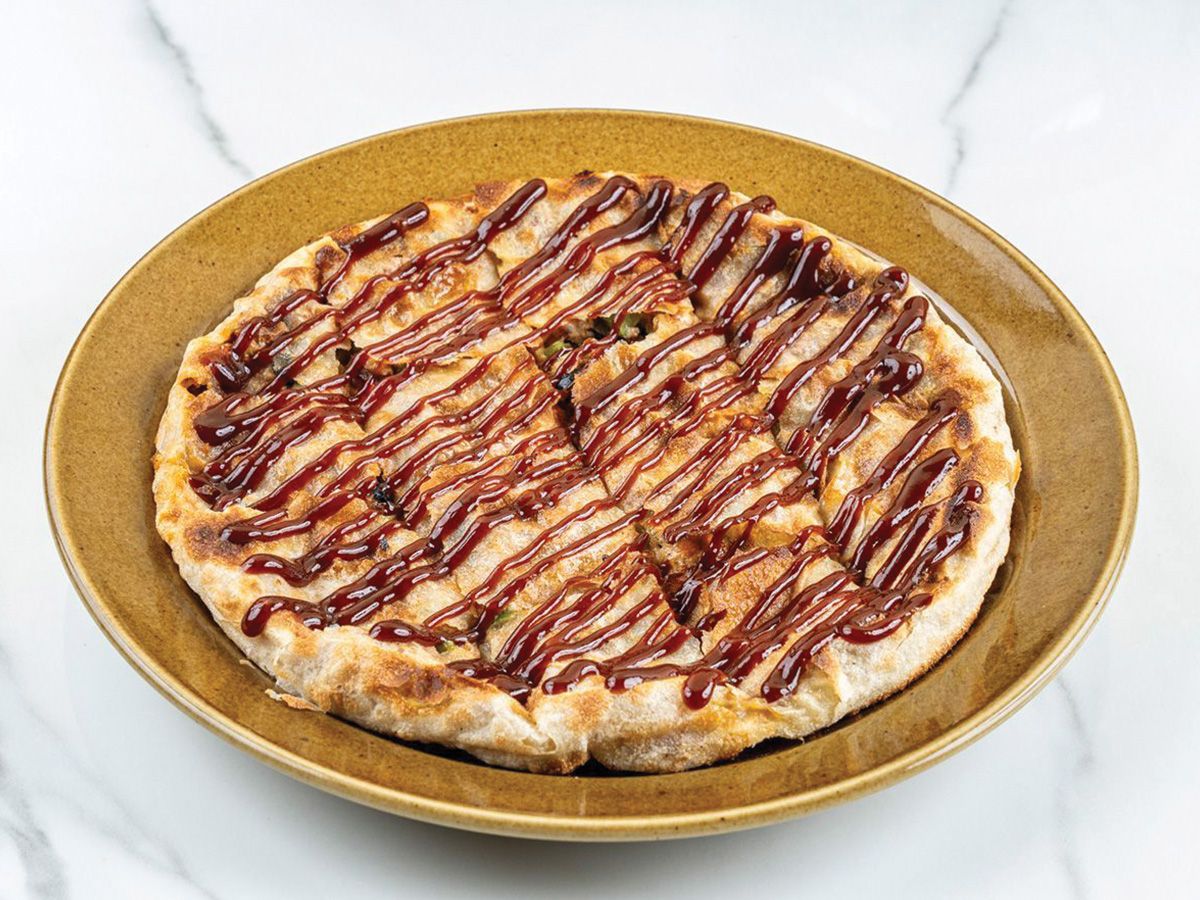 Large BBQ Chicken Pie