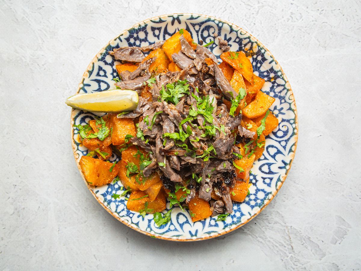 Lebanese Maqanek With Lemon And Pomegranate Molasses